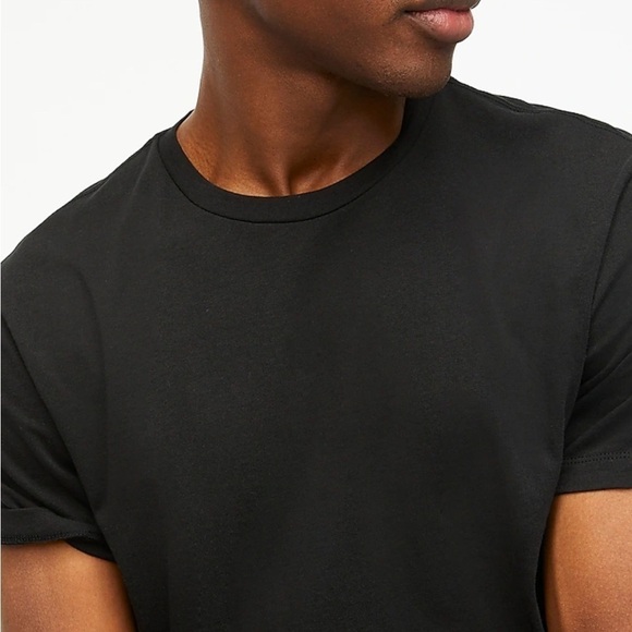 J Crew Factory Cotton washed jersey tee in Black size Large NWT 53362 - Picture 3 of 10